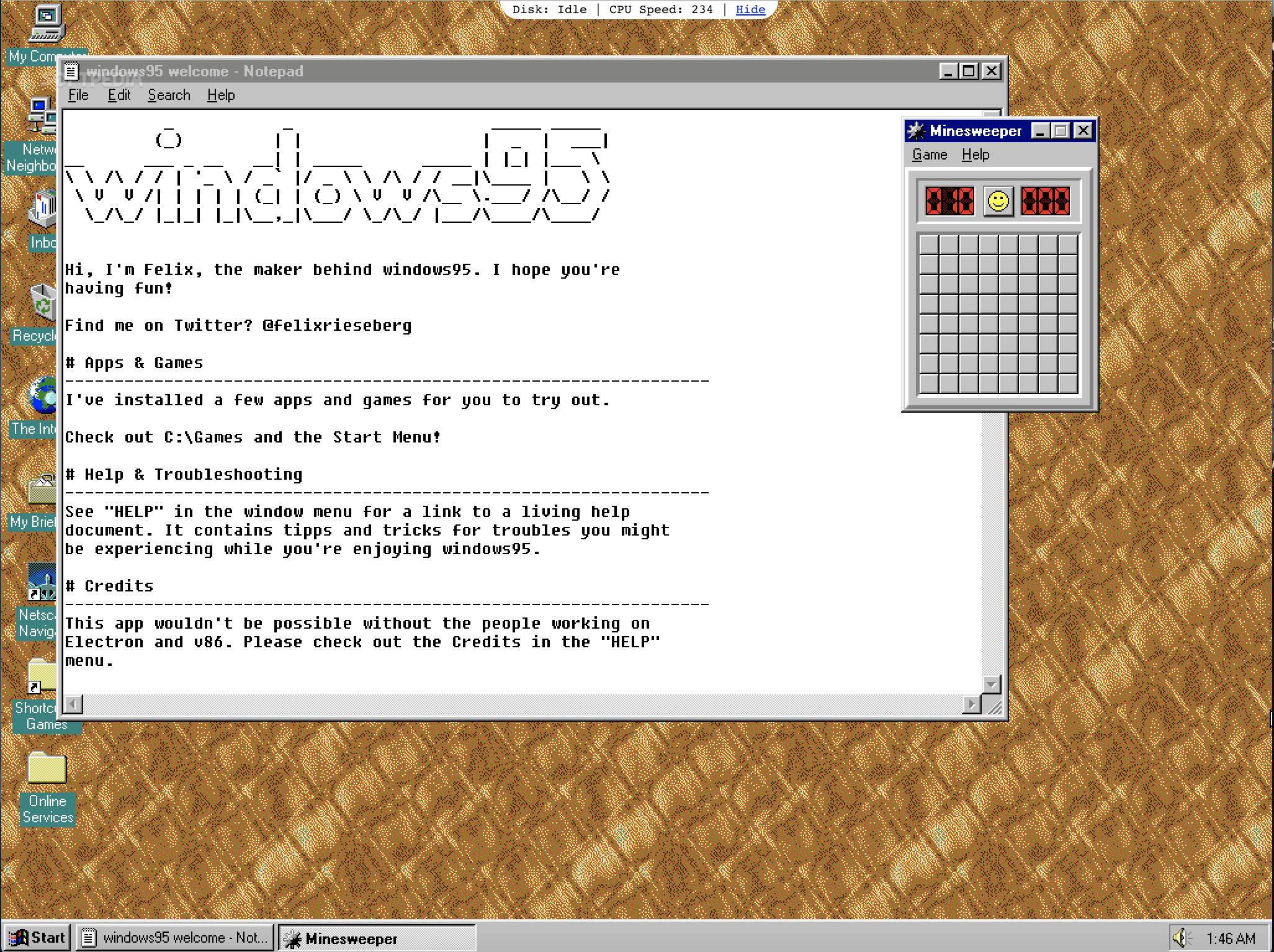 Windows 10'da Windows 95 nostaljisi yaşatan uygulamanın yeni sürümü çıktı