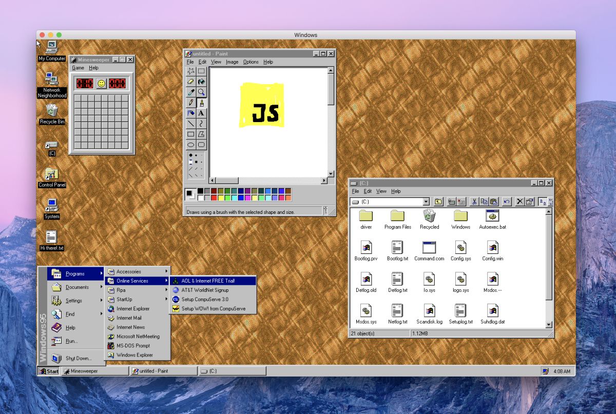 Windows 10'da Windows 95 nostaljisi yaşatan uygulamanın yeni sürümü çıktı