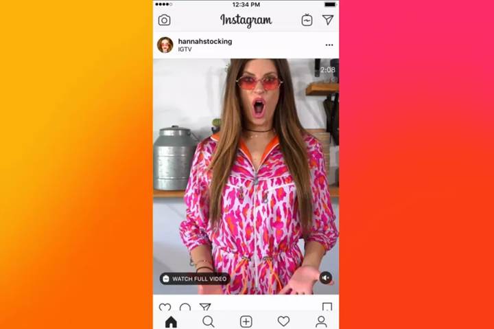 Instagram, IGTV videolarını anasayfada göstermeye başladı