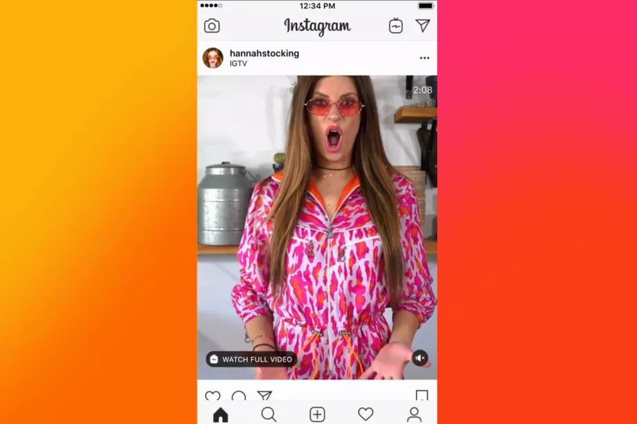 Instagram, IGTV videolarını anasayfada gösteriyor
