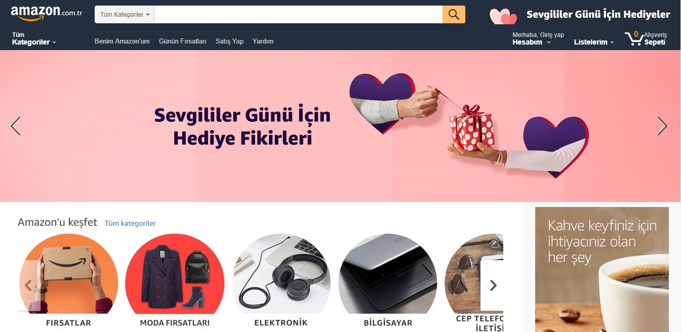 Sevgililer Günü hediye fikirleri Amazon.com.tr’de