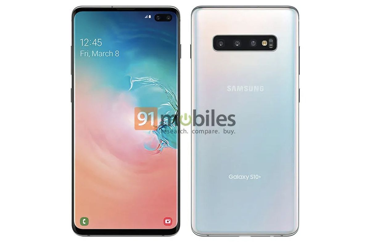 Galaxy S10+ posteri 3.5 mm kulaklık girişi ve USB-C portunu doğruladı