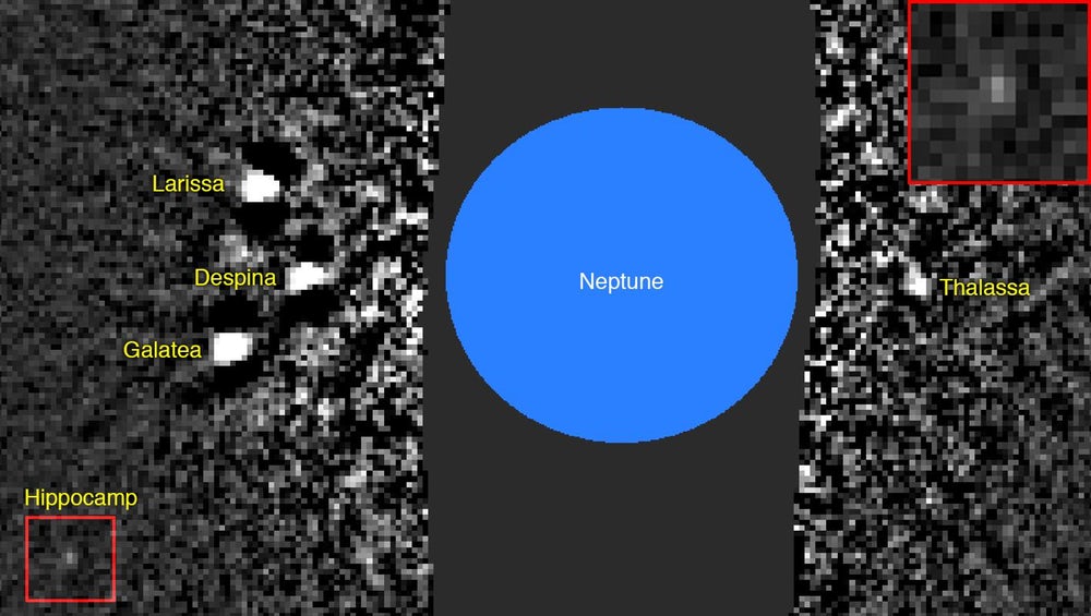 Neptün’ün yeni uydusu Hippocamp ile tanışın
