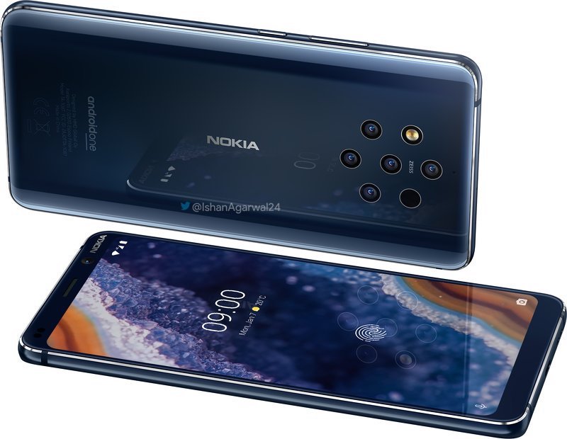 İşte karşınızda beş arka kameralı Nokia 9 PureView