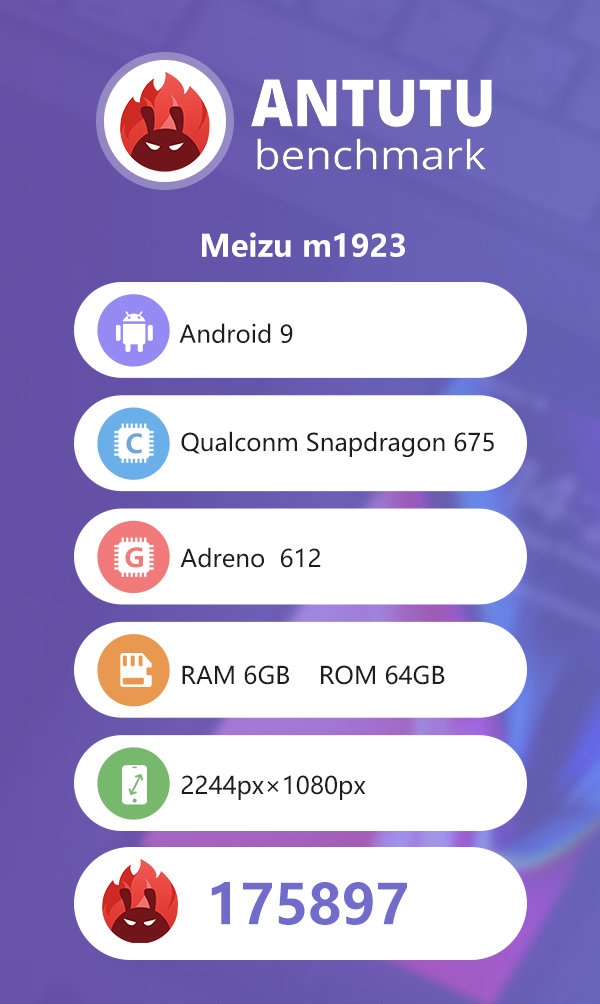 Meizu Note 9'un AnTuTu puanı ve özellikleri ortaya çıktı