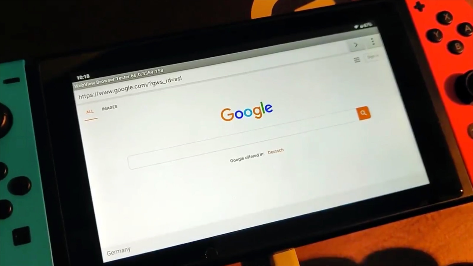 Nintendo Switch'te Android çalıştırıldı