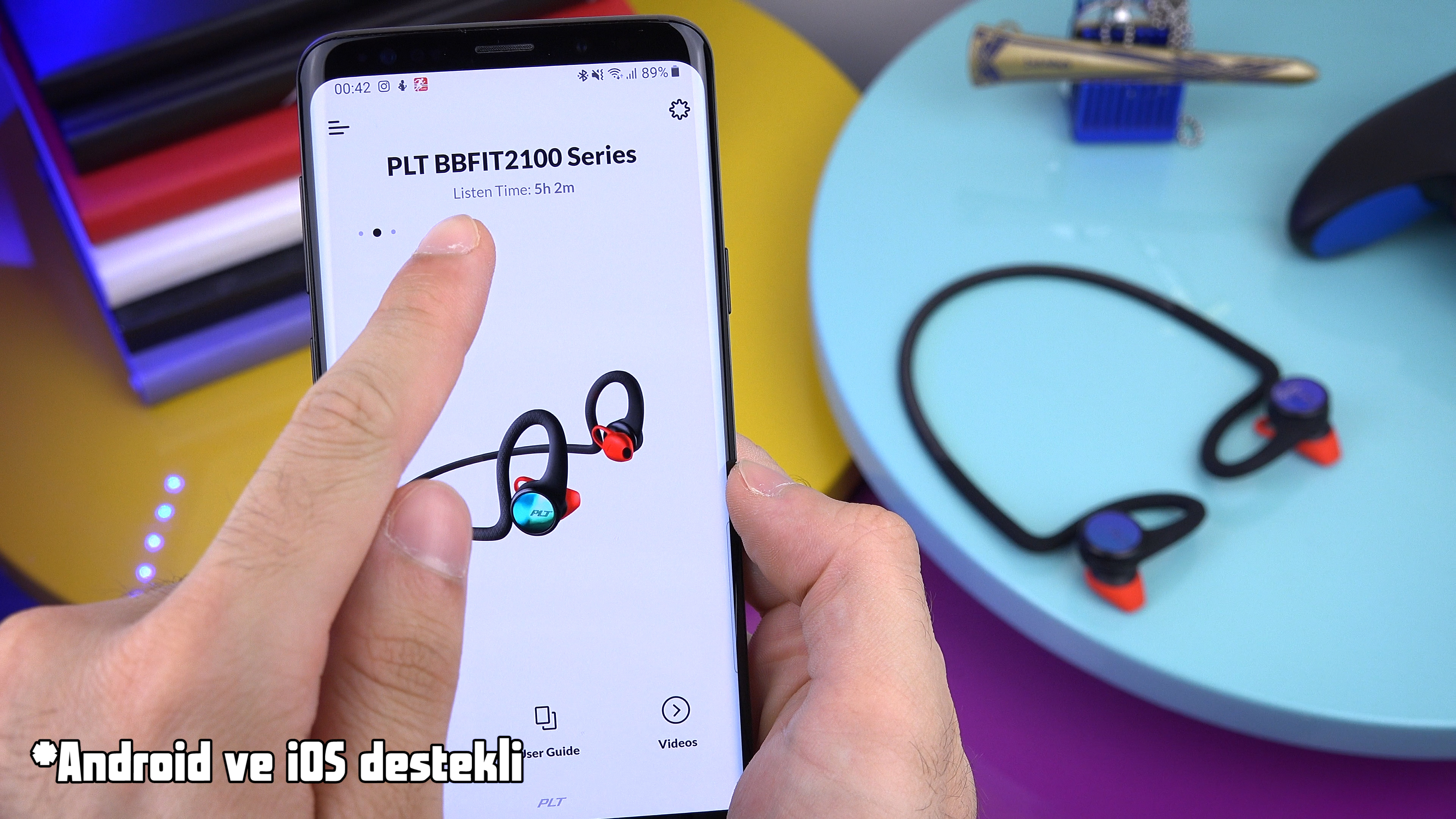 Kordonlu, taşıması kolay sporcu kulaklığı 'Plantronics BackBeat FIT 2100 incelemesi'