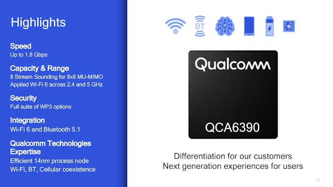 Qualcomm akıllı telefonlara WiFi 6 ve Bluetooth 5.1 yongasını sunuyor