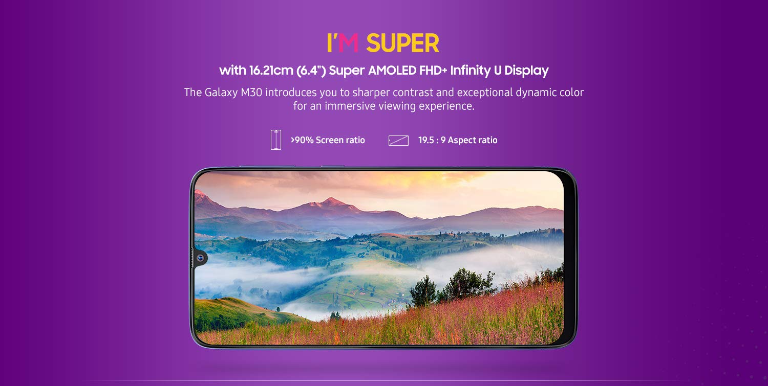 Super AMOLED ekranlı Samsung Galaxy M30 tanıtıldı