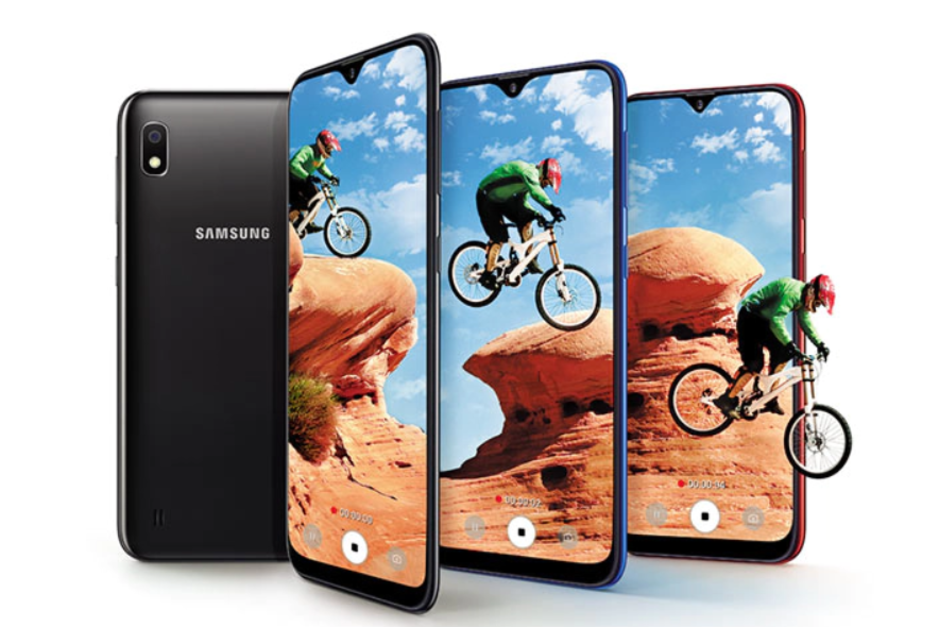 Giriş seviyesine Samsung Galaxy A10 takviyesi