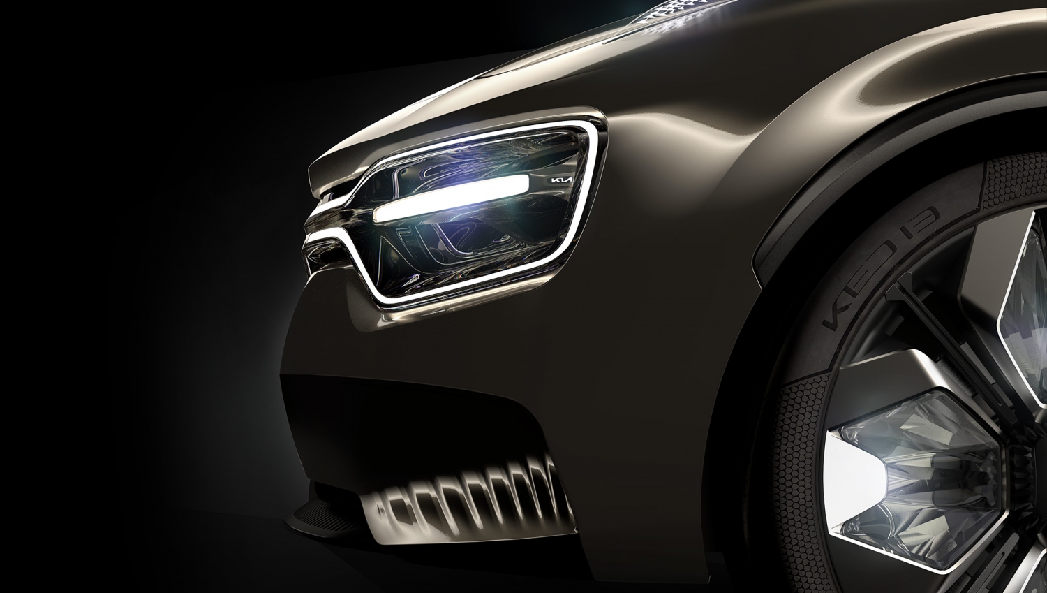 Kia'nın elektrikli konsept otomobilinde 21 dijital ekran bulunuyor