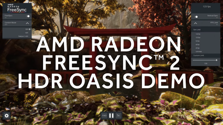 AMD FreeSync 2 için hazırladığı demo’sunu duyurdu