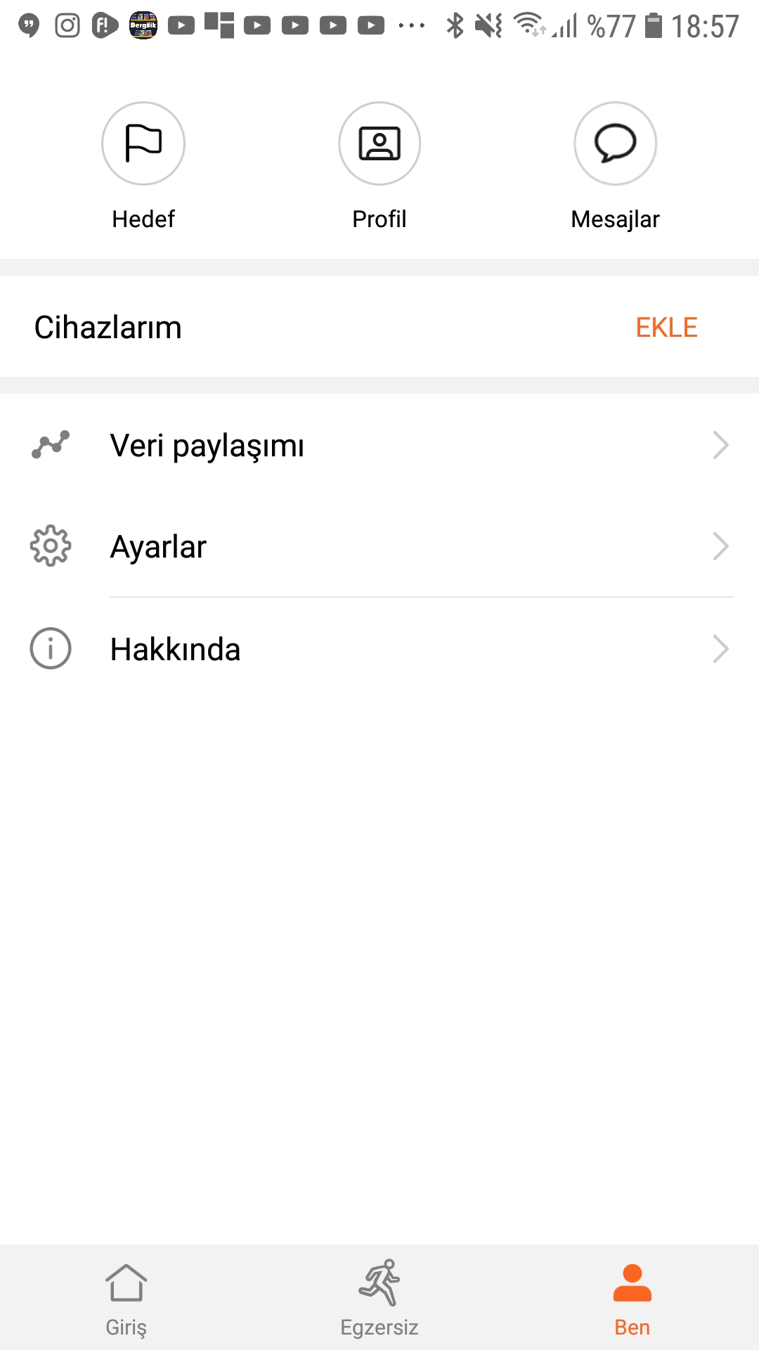 Huawei Mate 20 Pro ile yüklü gelen Huawei Health uygulamasının özellikleri