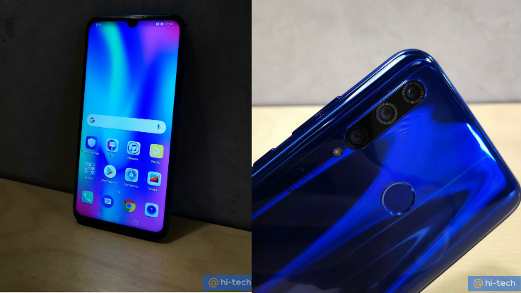 Üç arka kameralı Honor 10i'nin özellikleri ve görüntüsü ortaya çıktı