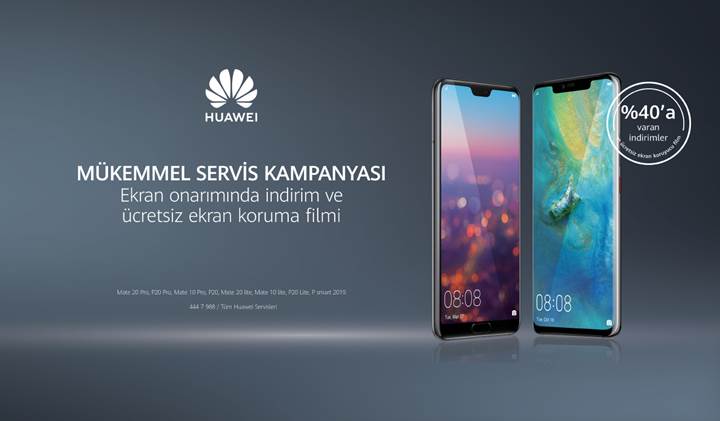Huawei’den yüzde 40 indirimli ekran onarım kampanyası