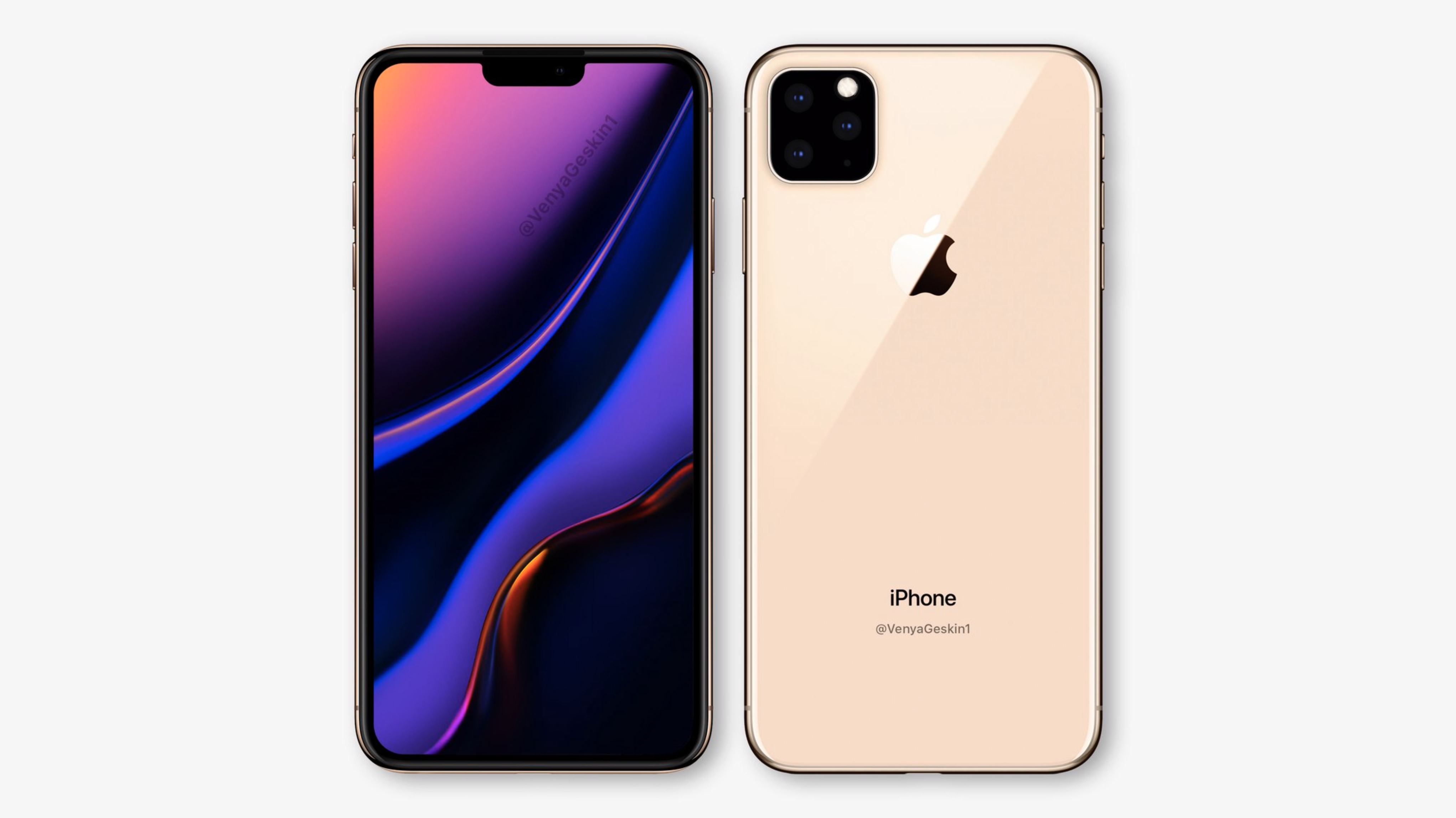 2019 model iPhone'lar üç arka kamera ile gelecek