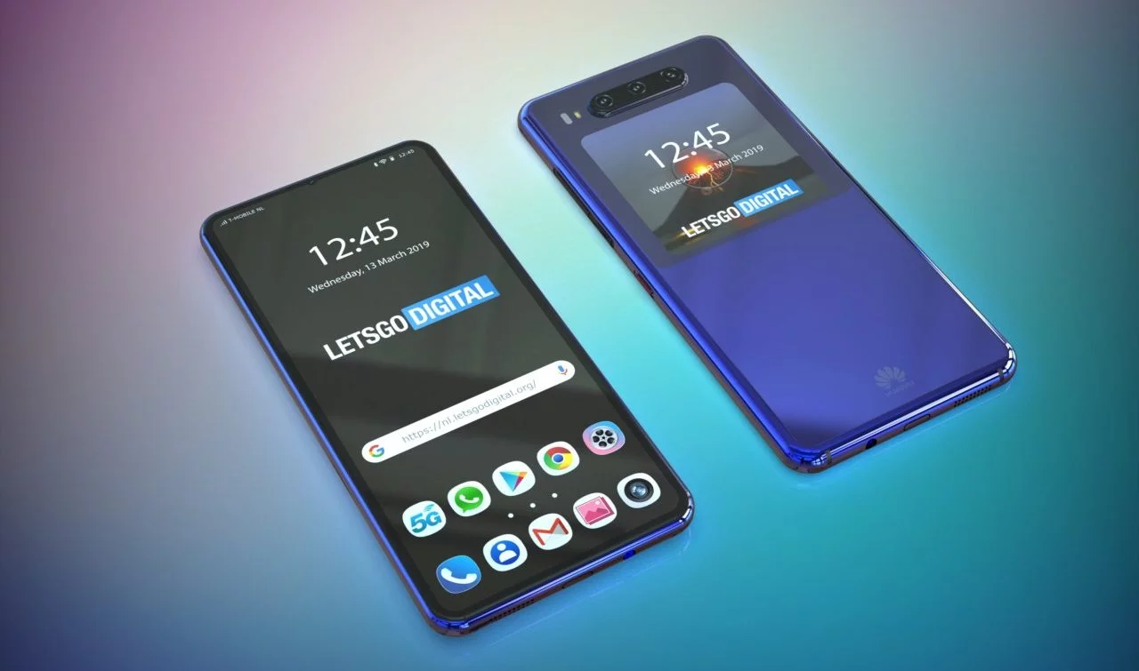 Huawei'den arkasında ekranı bulunan telefon