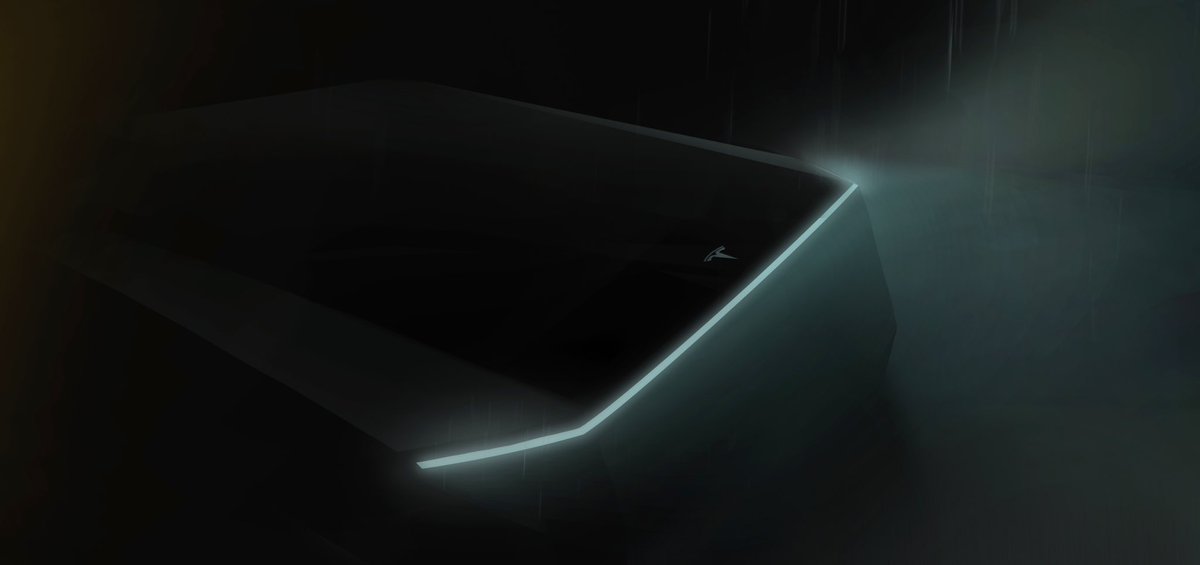 Tesla pick-up'ın ilk teaser görseli yayınlandı