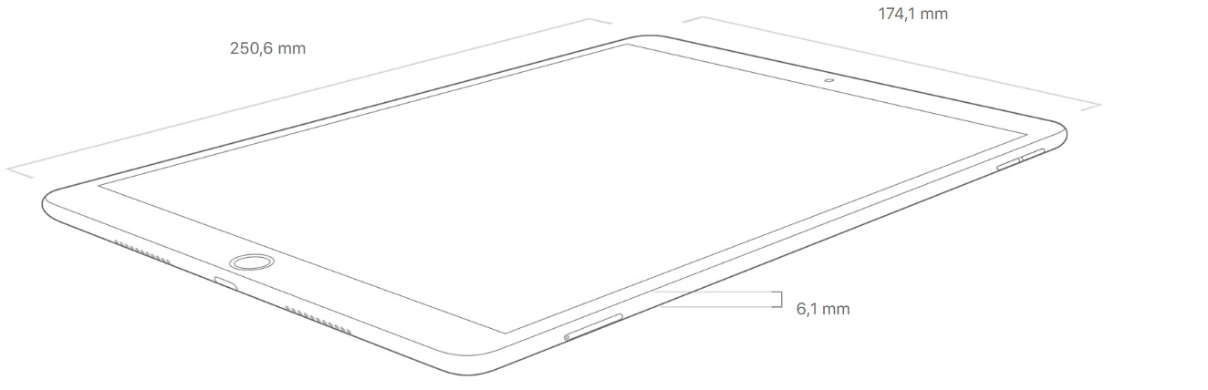 Ipad air чертеж