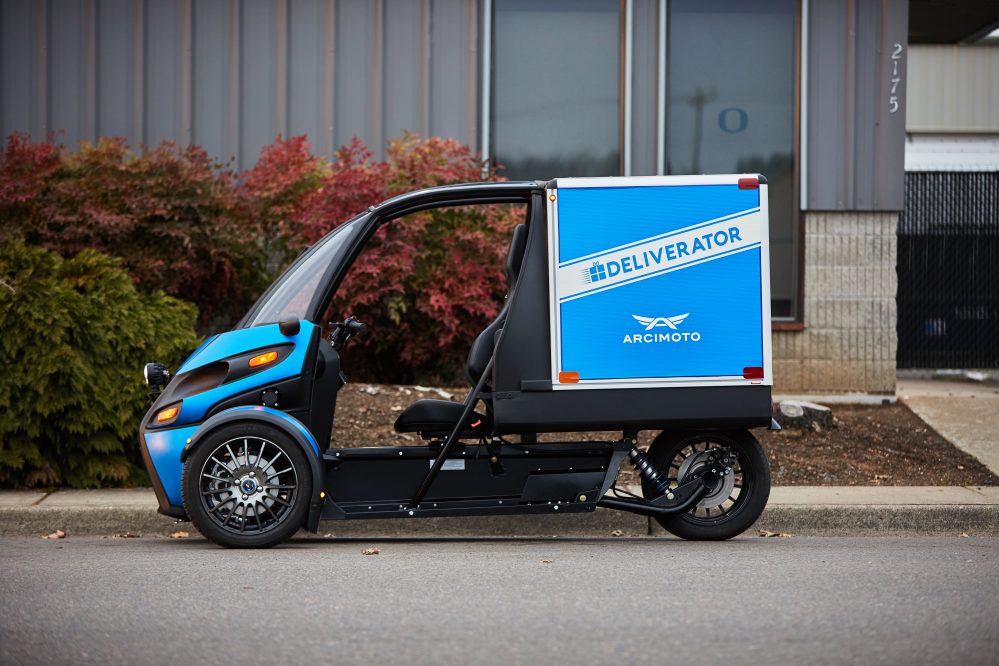 İlk yardım ve teslimat servislerine üç tekerlekli elektrikli araç: Arcimoto