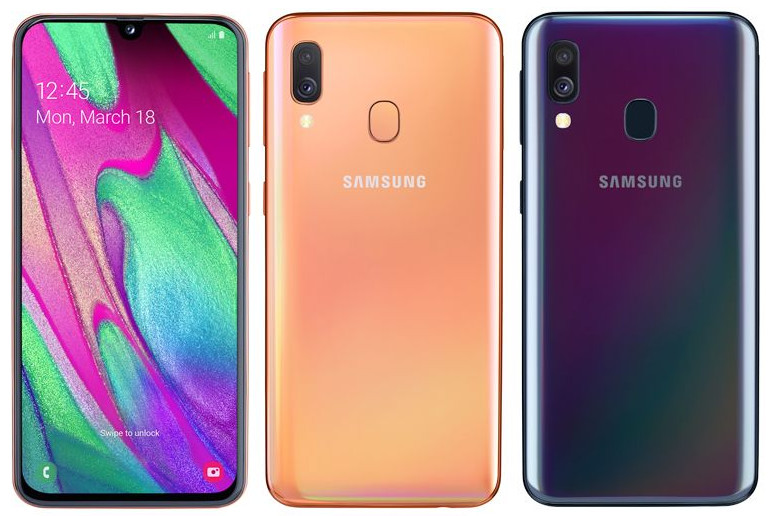 Samsung'un Infinity-U ekranlı yeni telefonu Galaxy A40 resmiyet kazandı