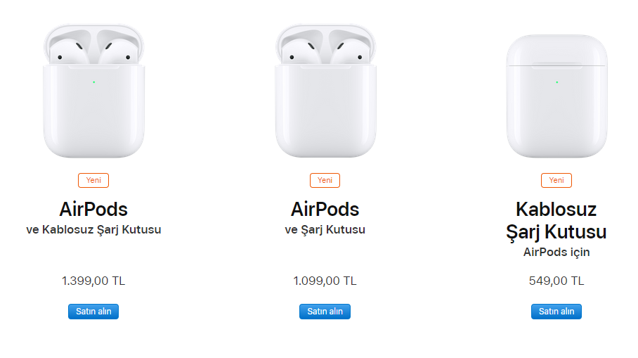 İşte karşınızda yeni Apple AirPods
