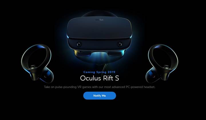 Oculus Rift S sanal gerçeklik kaskı duyuruldu