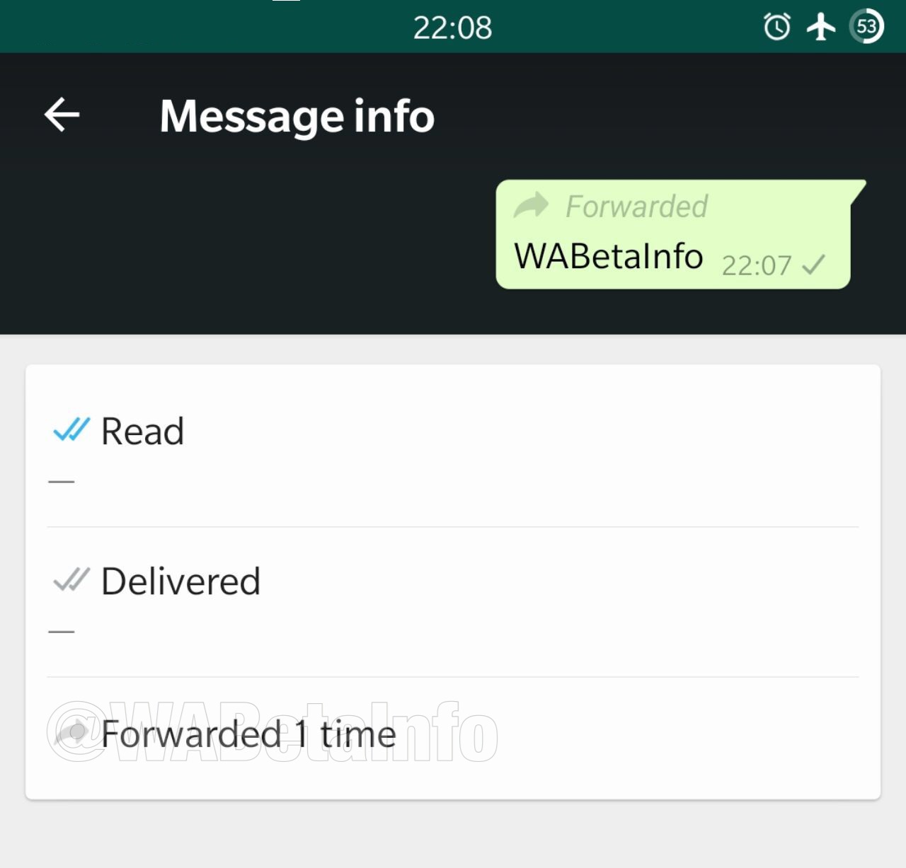 WhatsApp, mesajın kaç kere iletildiğini gösterecek