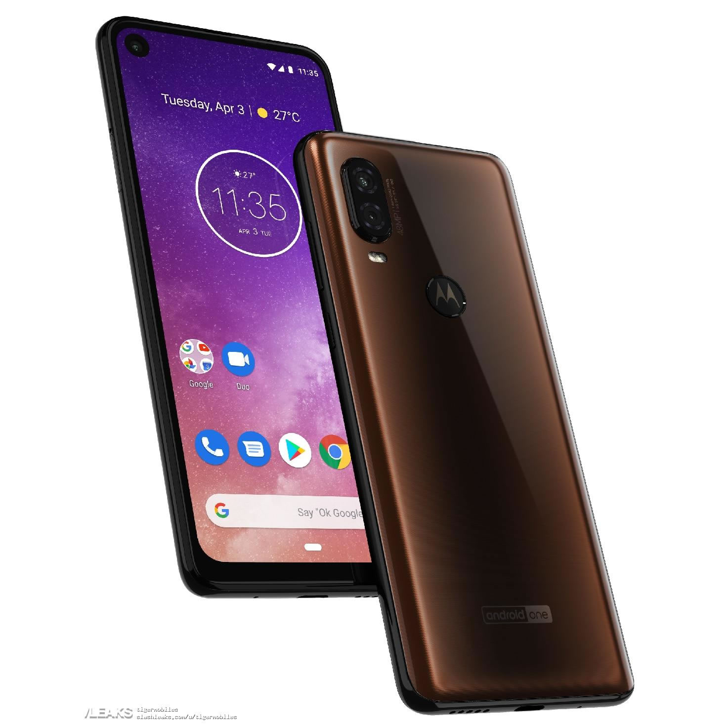 Motorola One Vision delikli ekran ve 3.290 mAh pille gelecek