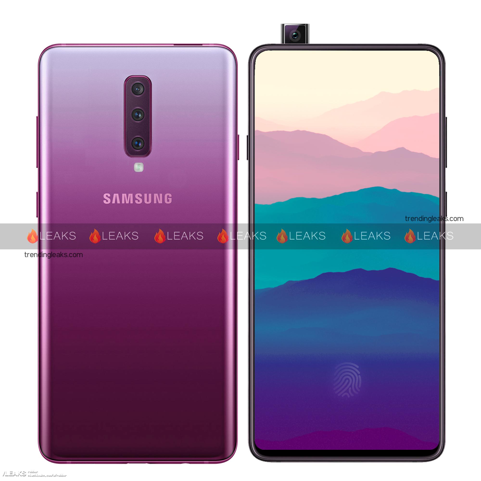 Açılır-kapanır ön kameralı Samsung Galaxy A90'ın pil kapasitesi ortaya çıktı