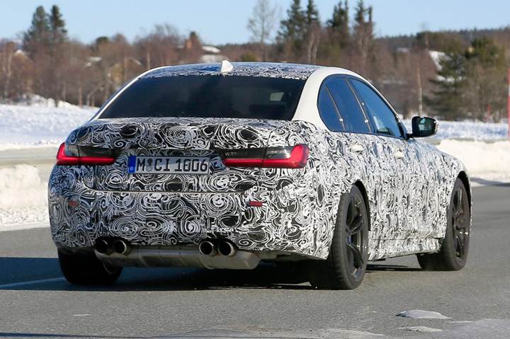 2019 BMW M3 test edilirken görüntülendi