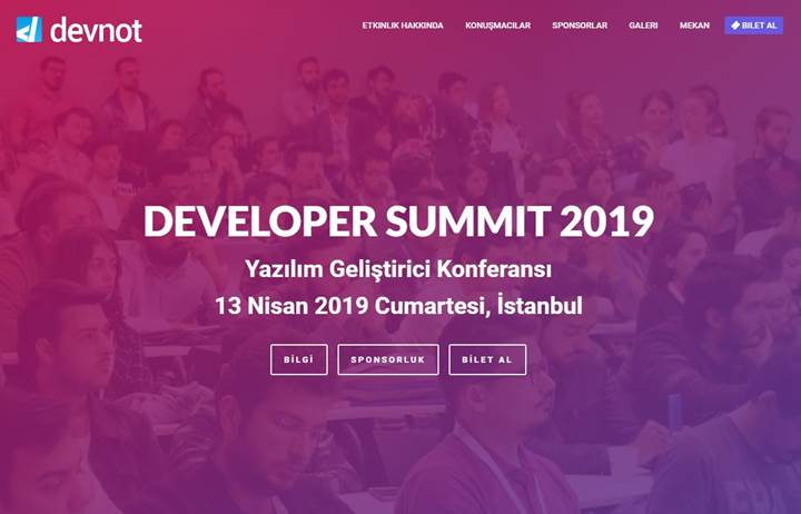 Developer Summit 2019, önümüzdeki ay İstanbul'da düzenlenecek