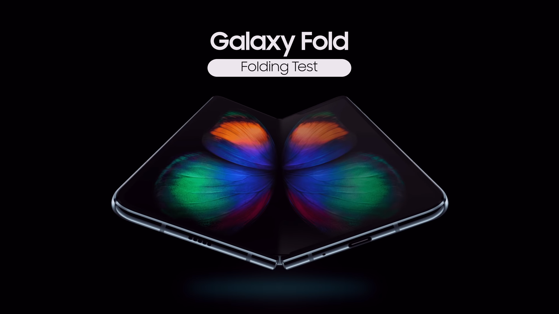 Samsung Galaxy Fold katlama testi videosu