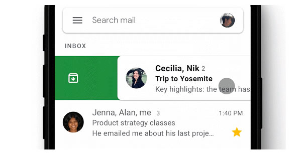 Gmail'in iOS versiyonu yeni özelliklerle güncellendi