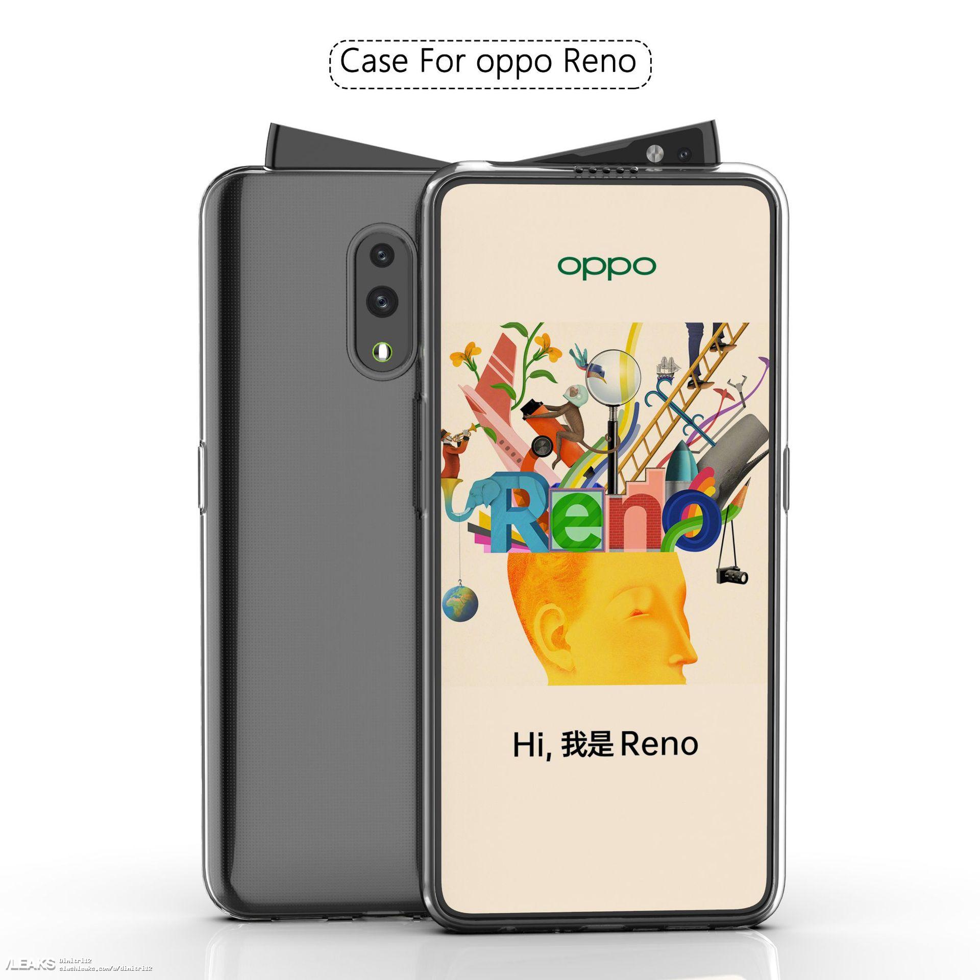 Oppo Reno'nun diyagonal açılan ön kamerası işte böyle görünecek [video]