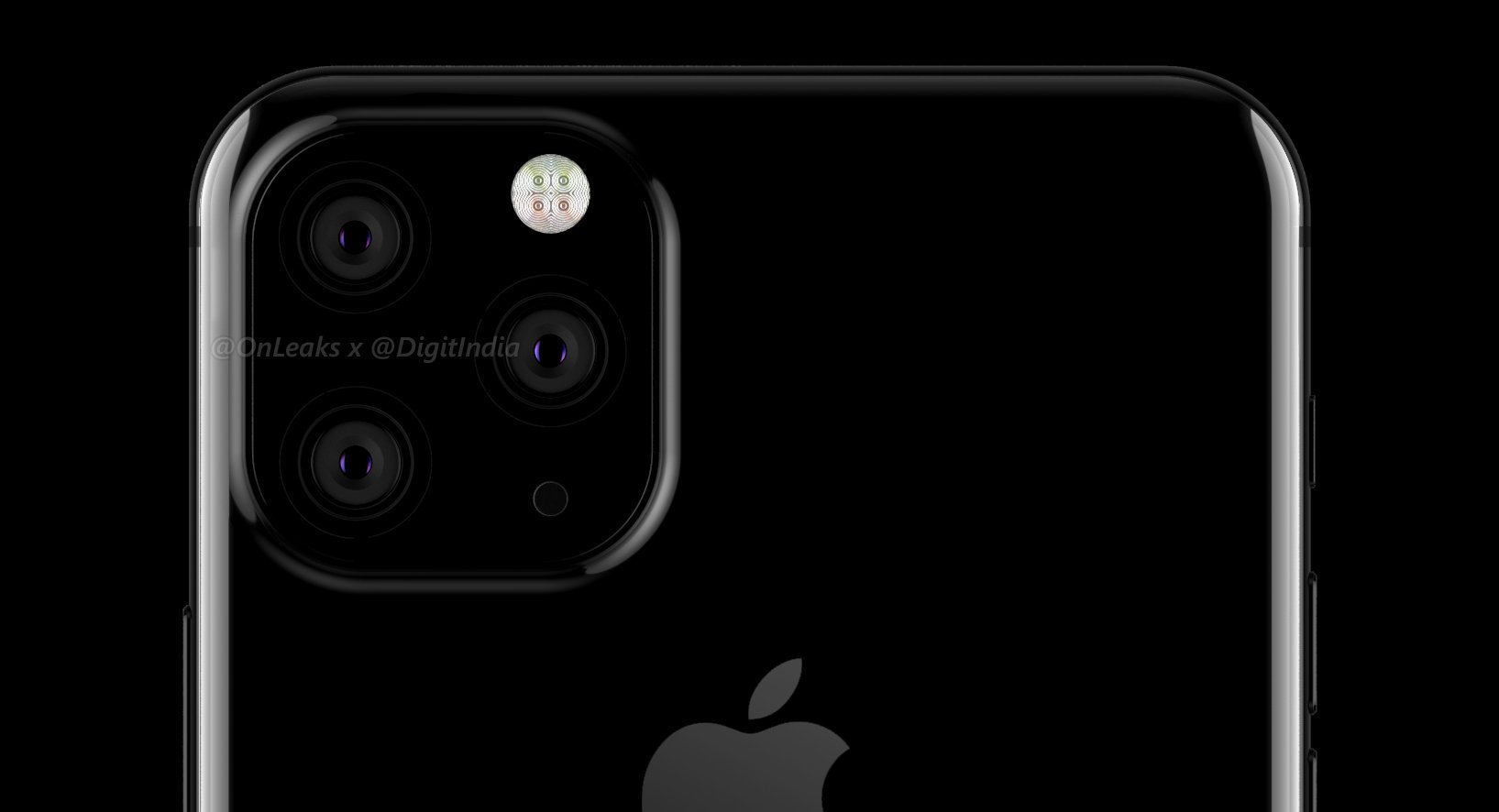Üç arka kamera ile gelmesi beklenen iPhone 11'in yeni çizimleri ortaya çıktı