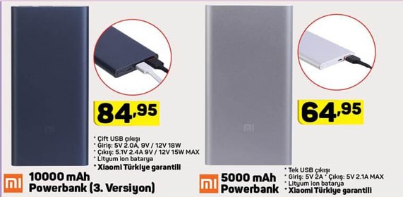 Haftaya A101 ve BİM marketlerde akıllı telefon, powerbank ile fitness bilekliği geçidi var