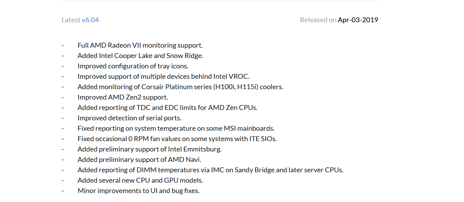 AMD Navi HWINFO'da göründü