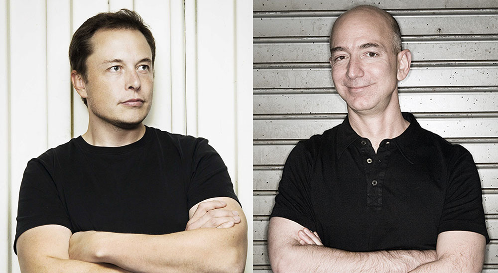 Elon Musk'tan, Jeff Bezos'a 'kopyacı' göndermesi