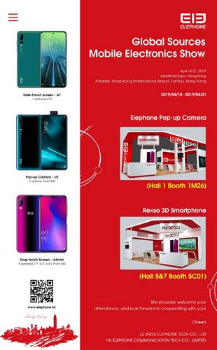 Delikli ekranlı bir telefon da Elephone’dan geliyor, bu sefer ekranın ortasında