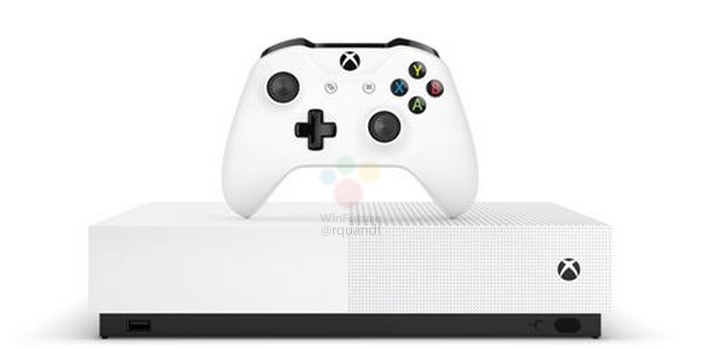 Disk girişsiz Xbox One S'in tasarımı, Avrupa fiyatı ve çıkış tarihi sızdı