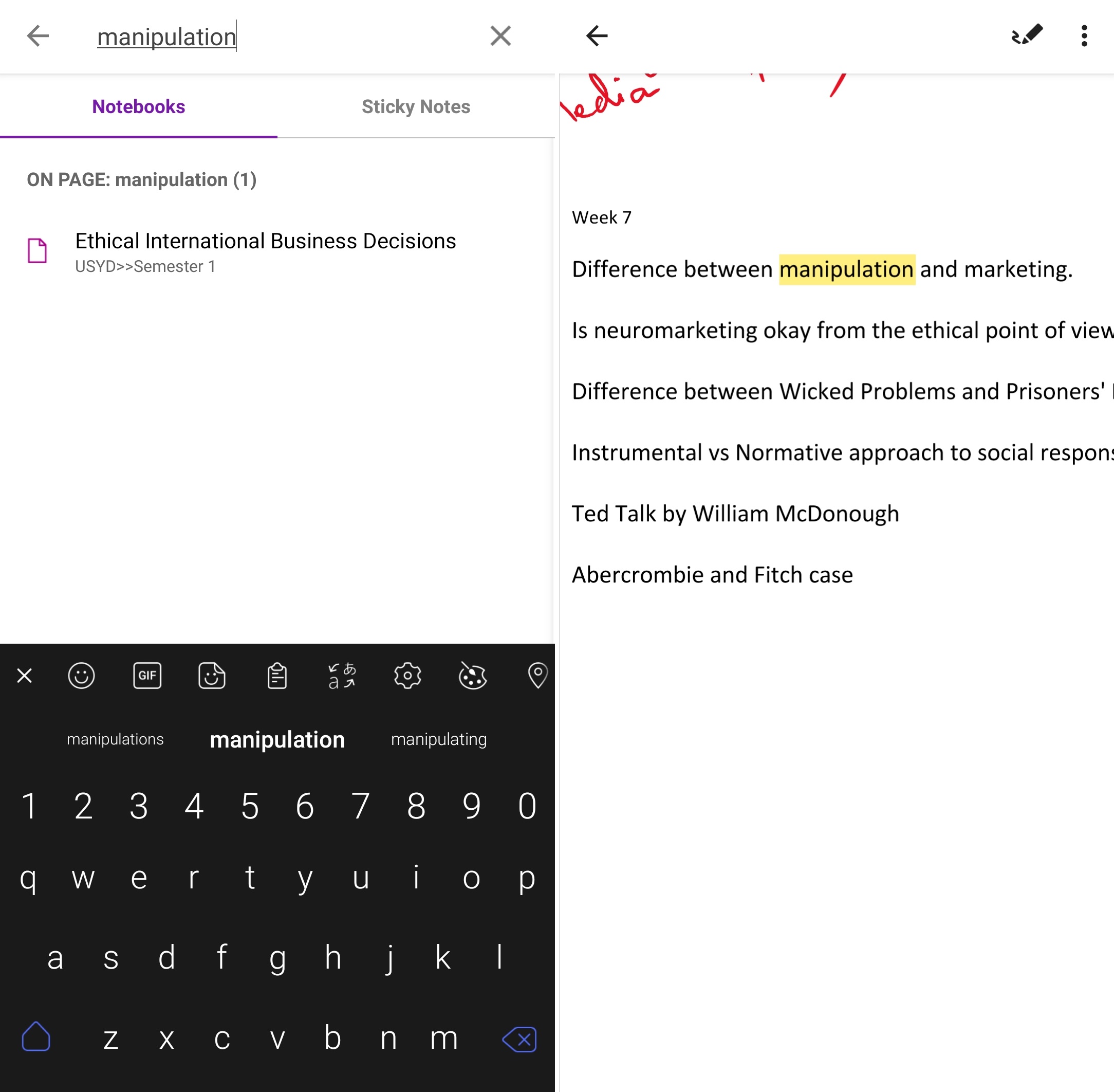 Microsoft OneNote'un Android uygulaması arama özelliği ile güncellendi