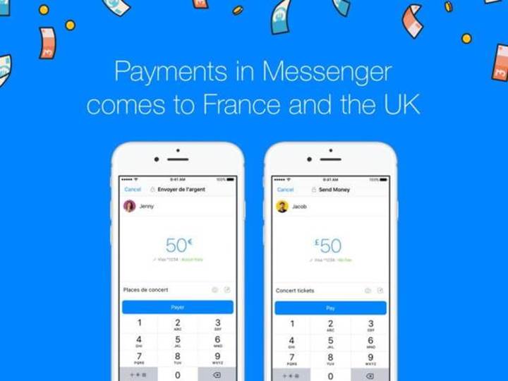 Facebook, İngiltere ve Fransa'da Messenger üzerinden para transferini sonlandıracak