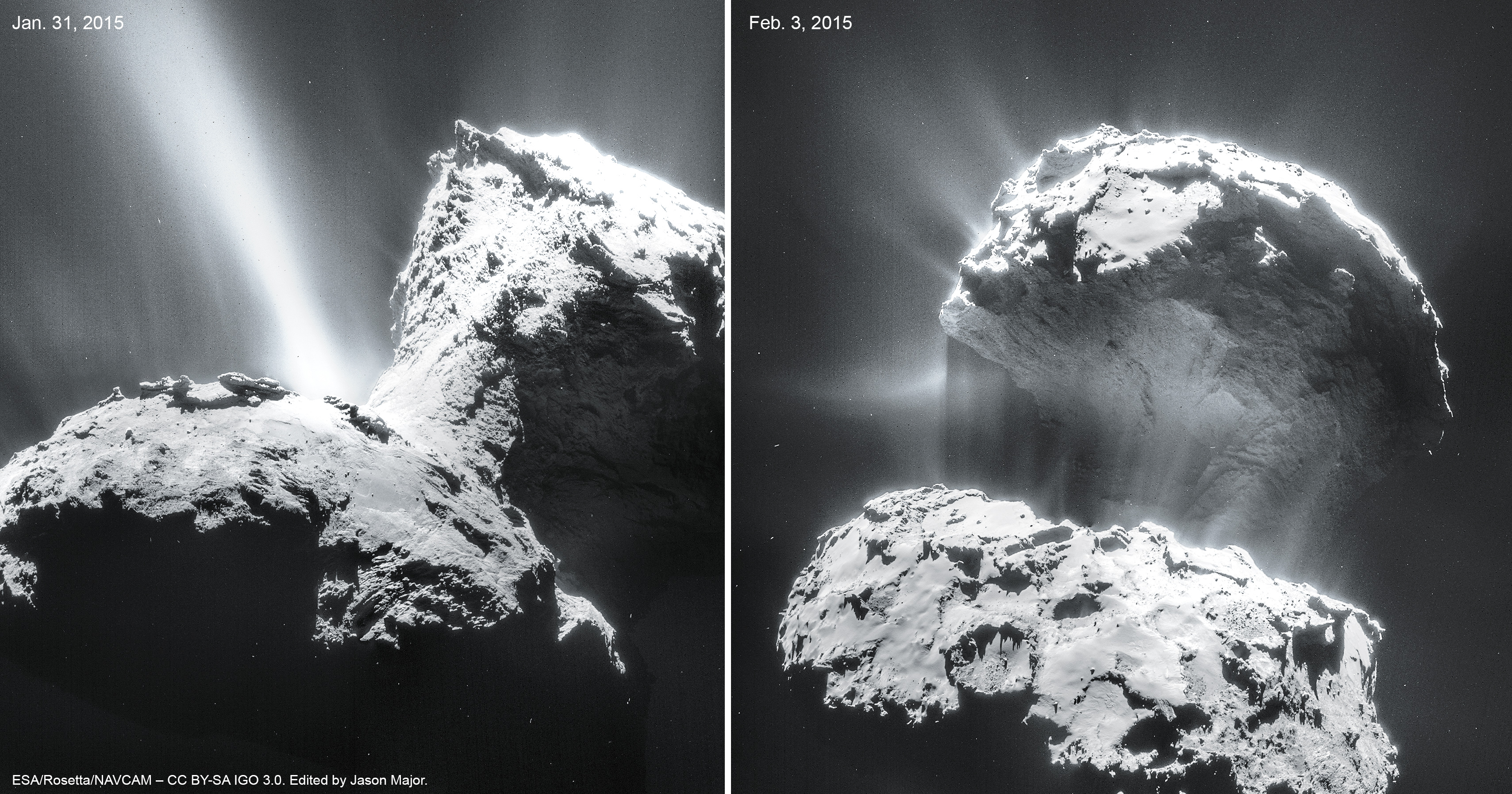 67P kuyruklu yıldızının tam 70 bin fotoğrafı yayınlandı