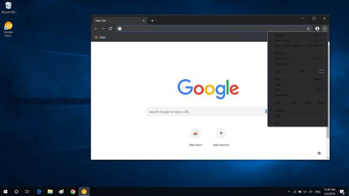 Windows 10’da Chrome karanlık modu nasıl aktive edilir?
