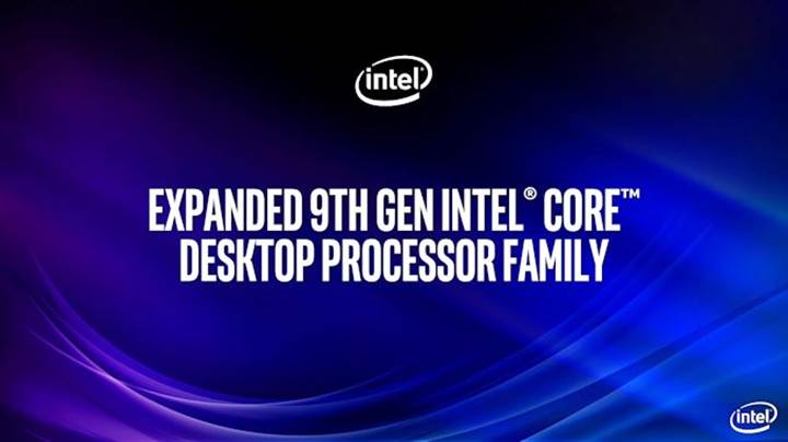 Dokuzuncu jenerasyon Intel masaüstü işlemcileri duyuruldu