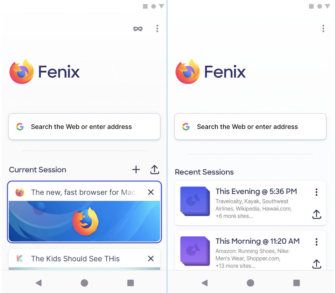 Firefox'un Android versiyonu yakında Fenix olarak değişecek