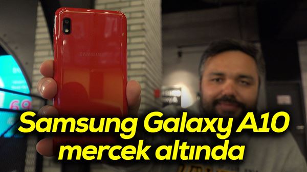 samsung galaxy a10 mercek altinda en