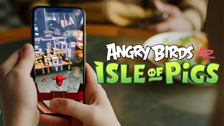 Angry Birds oyununun artırılmış gerçeklik (AR) versiyonu indirmeye sunuldu