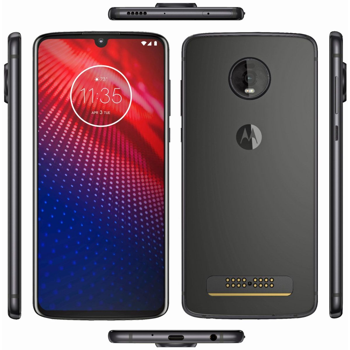 Moto Z4'ün tasarımını gözler önüne seren basın görseli yayınlandı